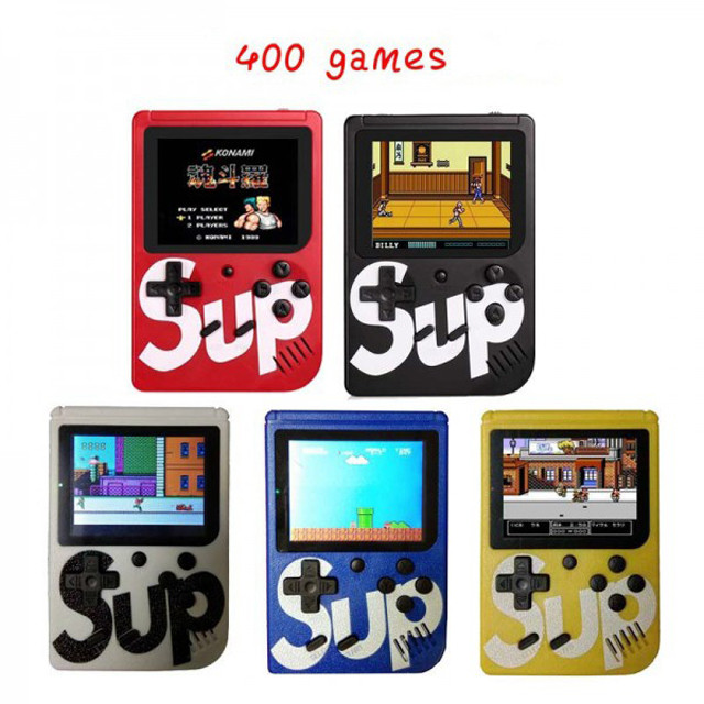 Игровая портативная консоль ретро SUP GAME BOX 400 игр + джойстик - фото 6 - id-p115268568