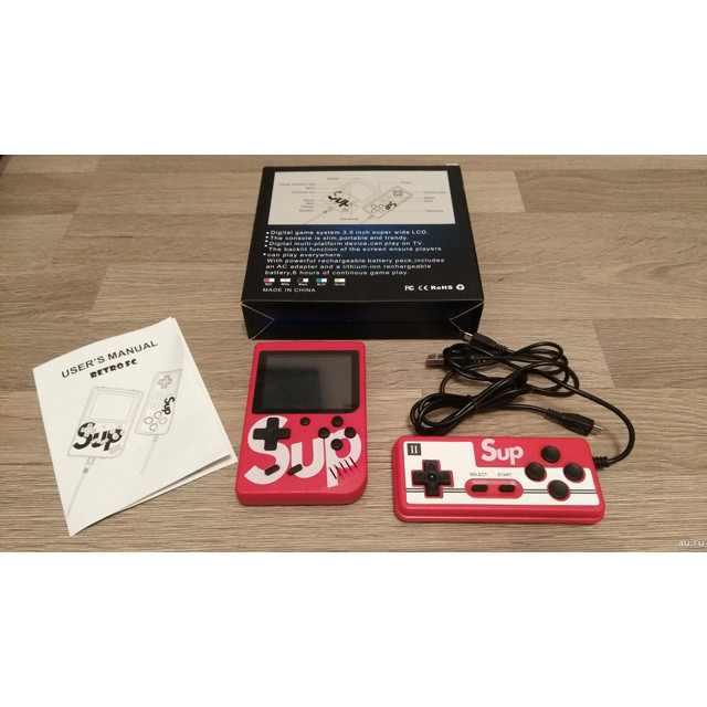 Игровая портативная консоль ретро SUP GAME BOX 400 игр + джойстик - фото 8 - id-p115268568