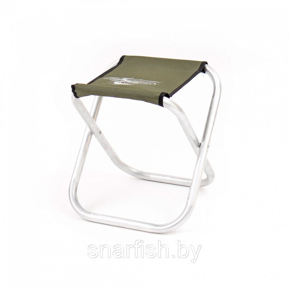 Табурет-стульчик складной "Кедр" малый, алюминий - фото 1 - id-p115269396