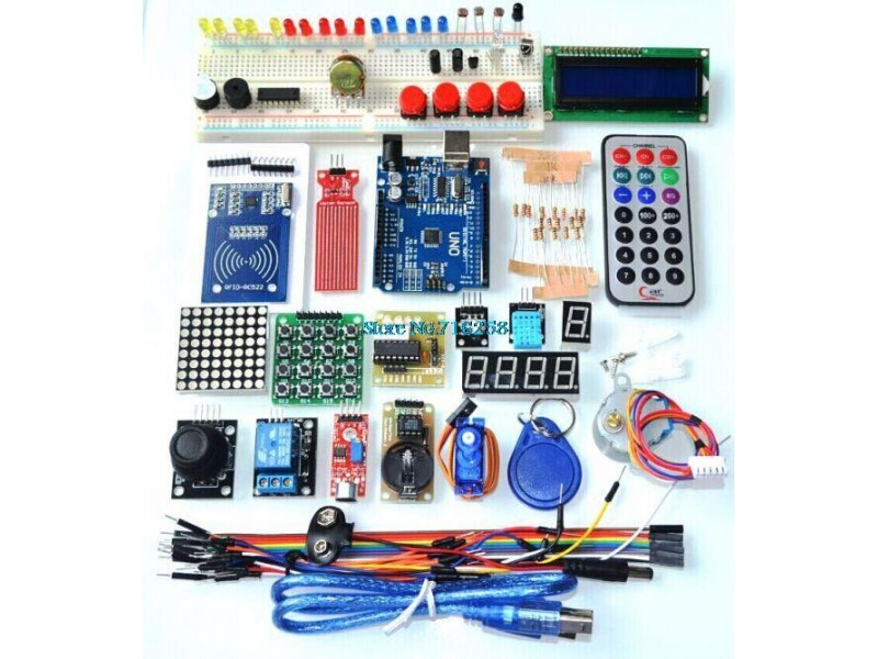 Arduino, Набор для начинающих Arduino UNO R3 RFID Kit, Controller DIP UNO with Accessories, 36 предметов,