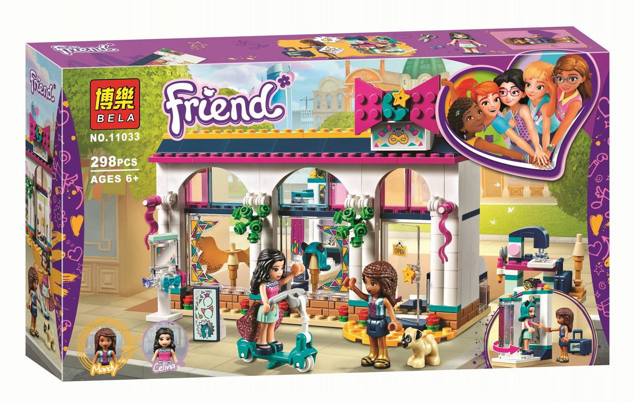 Конструктор Bela 11033 Friend Магазин аксессуаров Андреа (аналог Lego Friends 41344) 298 деталей в - фото 1 - id-p115302842