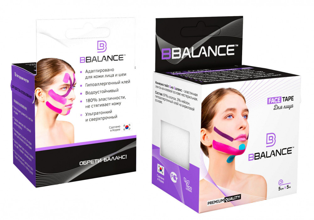 Кинезио тейп BB FACE TAPE для лица (Корея) - фото 3 - id-p115304982