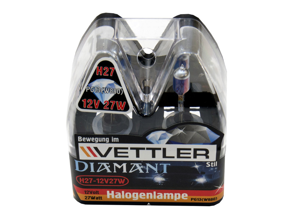 Лампа галоген.H27 12 V 27 W Diamant (к-т 2шт) 880 (PG13) - фото 1 - id-p115320329