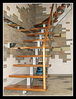 Лестницы на монокаркасе в дом модель 2