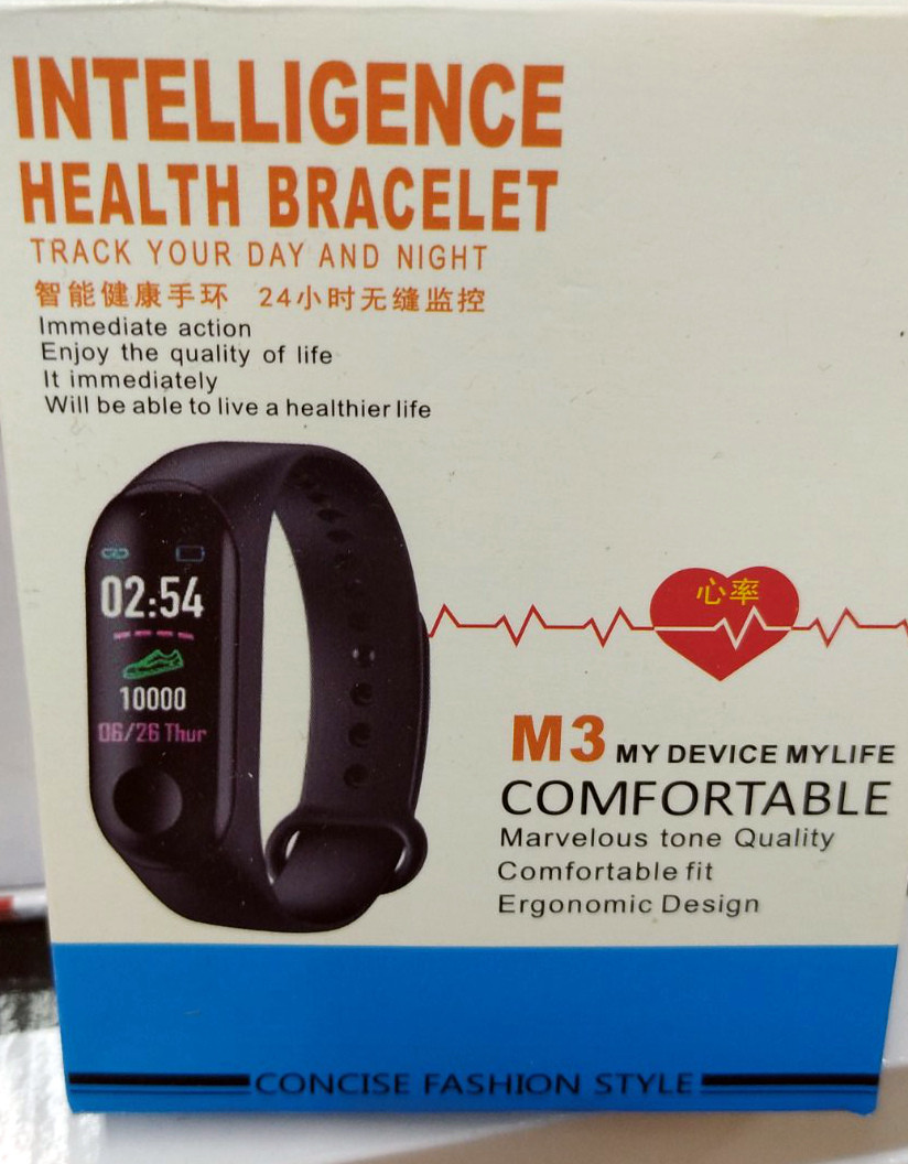 Фитнес-браслет Intelligence Health Bracelet M3 - фото 2 - id-p115321812