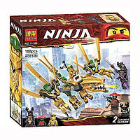 Конструктор Bela Ninja 11160 Золотой Дракон (аналог Lego Ninjago 70666) 188 детали