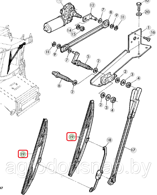 Дворники AZ45256 - фото 1 - id-p49211514