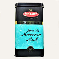 Чай Зеленый Марокканская Мята St.Clair`s Moroccan Mint, 100г цейлонский крупнолистовой