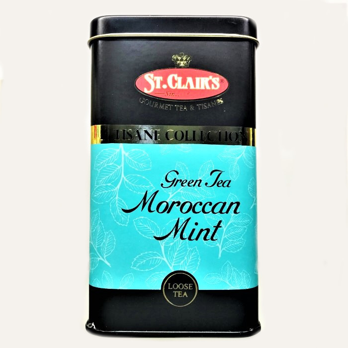 Чай Зеленый Марокканская Мята St.Clair`s Moroccan Mint, 100г цейлонский крупнолистовой - фото 1 - id-p115424337