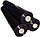 Пленка п/э 200 микрон, рукав 1500мм, укрывочная черная (100м.п./300м2), фото 3