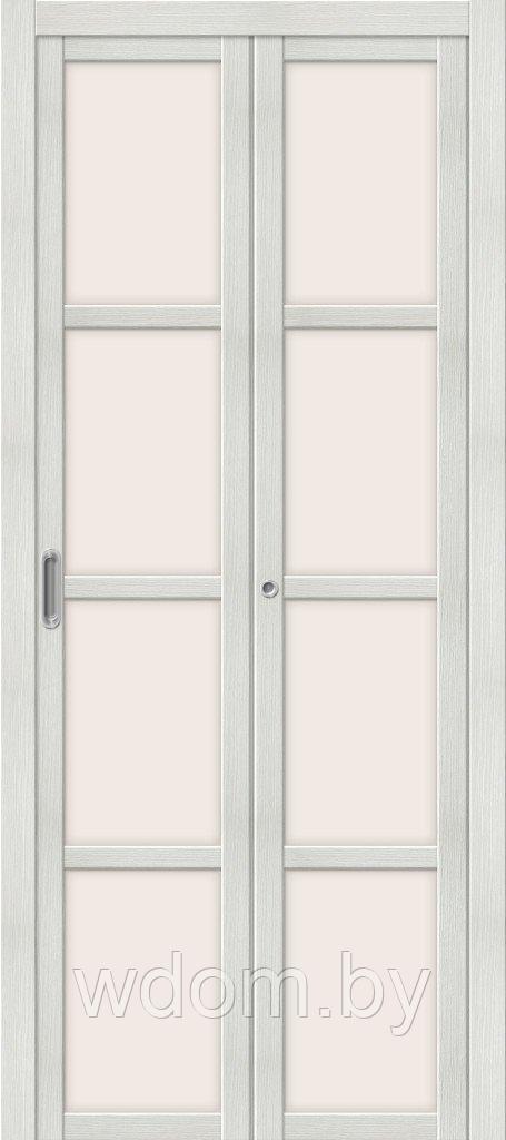 Складная дверь Твигги-V4 Bianco Veralinga