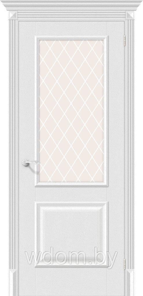 Межкомнатная дверь Классико-13 Virgin White Crystal