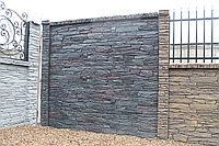 Забор бетонный односторонний ТАНВАЛЬД (5 панелей)