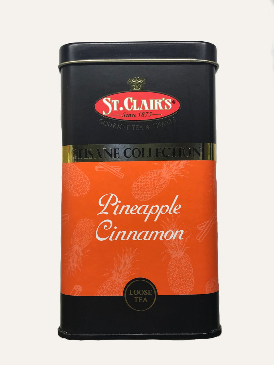 Чай Черный Ананас Корица St.Clair`s Pineapple Cinnamon, 100г цейлонский крупнолистовой - фото 1 - id-p115467976