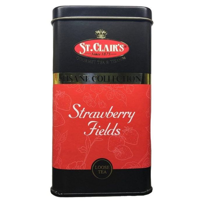Чай Черный Клубника St.Clair`s Strawberry Fields, 100г цейлонский крупнолистовой - фото 1 - id-p115468025
