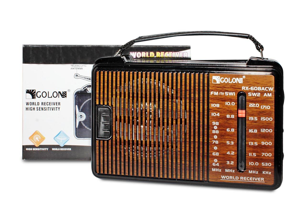 Радиоприемник GOLON RX-608ACW - фото 1 - id-p69195558