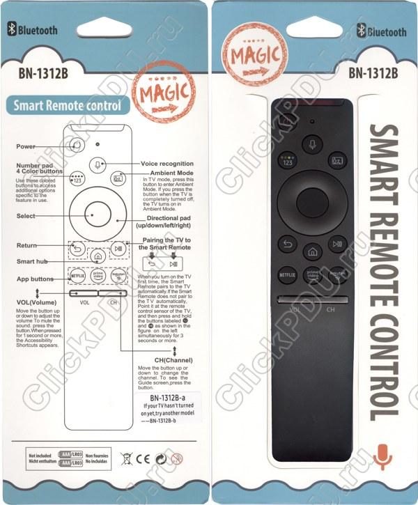 ПДУ для Samsung Smart TV BN-1312BVOICE ic поддержка голосового управления телевизора (серия HSM1909) - фото 1 - id-p40069837