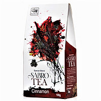 Чай черный Сабро c Корицей, Sabro Tea Cinnamon,100г цейлонский среднелистовой