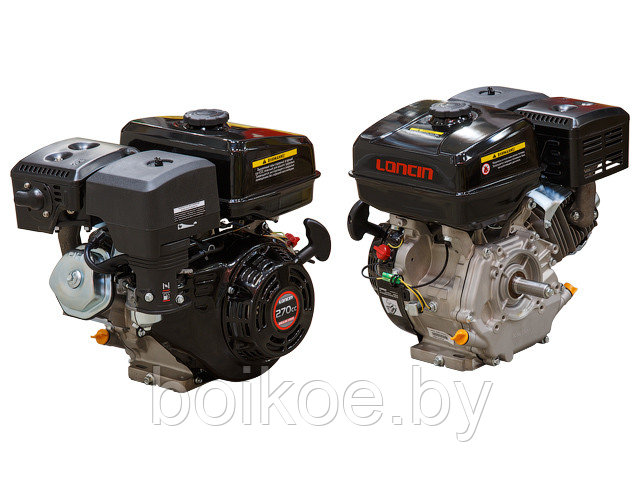 Двигатель бензиновый LONCIN G270F (9 л.с., шпонка 25мм) - фото 1 - id-p115485147