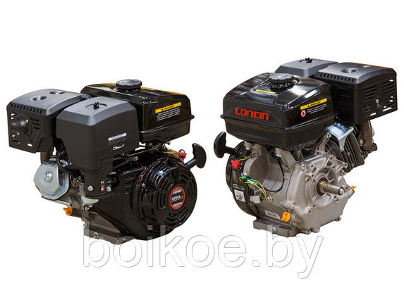 Двигатель бензиновый LONCIN G390F (13 л.с., шпонка 25мм), фото 2