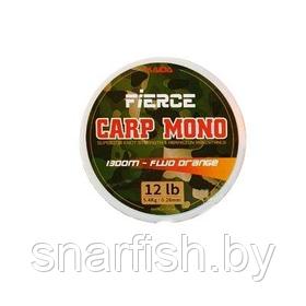 Леска KAIDA FIERCE Carp Mono (FLURO ORANGE) 1300м 0,25мм - 4.5кг 10Lb