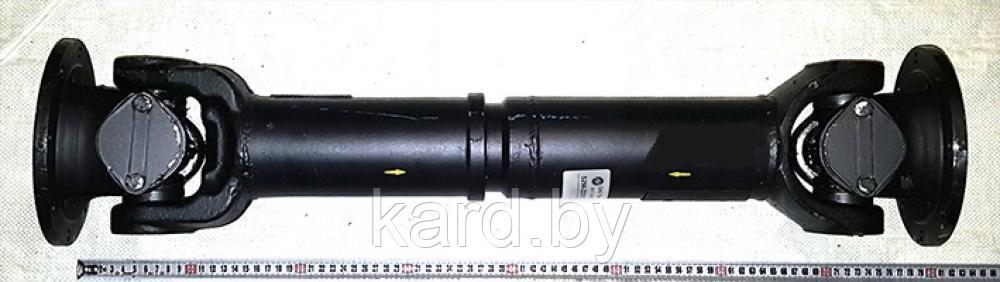 И260-2201010-01 (И260-2201010-02) Вал карданный L= 665 мм. Фланец на 8 отв 130х150 Крестовина 50х135 мм ИКАРУС