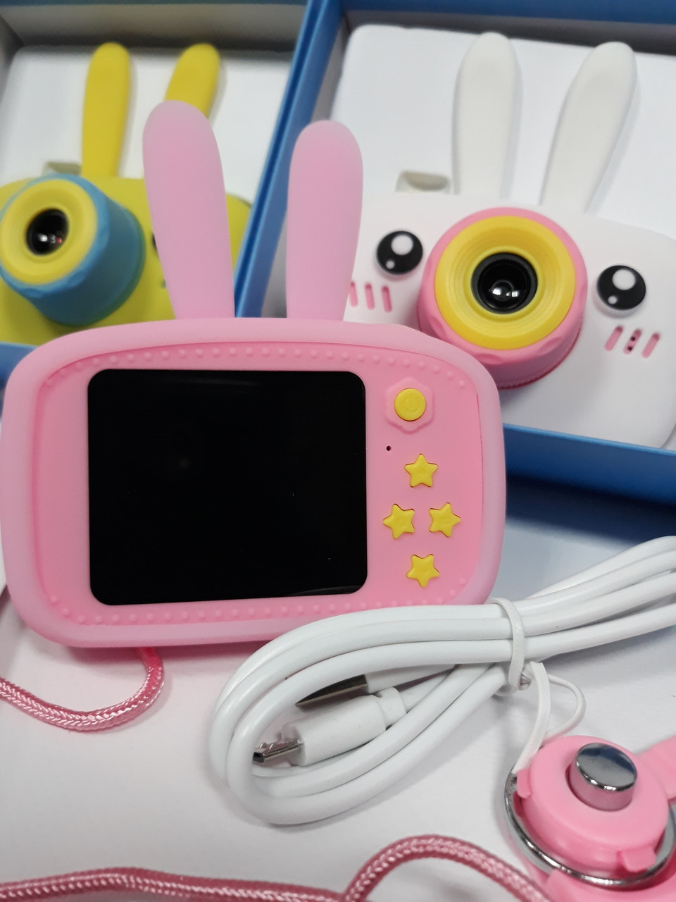 Детский фотоаппарат Zup Childrens Fun Camera RABBIT со встроенной памятью и играми - фото 2 - id-p115499437