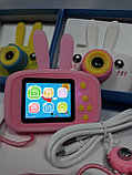 Детский фотоаппарат Zup Childrens Fun Camera RABBIT со встроенной памятью и играми, фото 3
