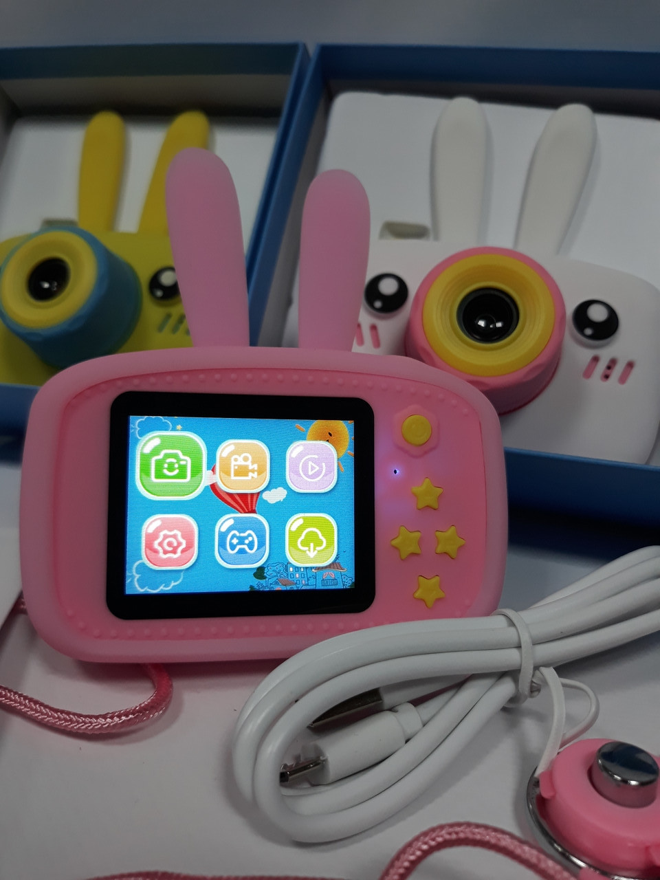 Детский фотоаппарат Zup Childrens Fun Camera RABBIT со встроенной памятью и играми - фото 3 - id-p115499437