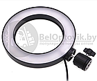 Кольцевая лампа 16 см диаметр (для селфи, фото/видео) со штативом для профессиональной съемки Professional, фото 8