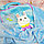Мягкая игрушка - трансформер Unicorn 3 в 1 (игрушка-чемоданчик, плед, подушка) Голубой с Зайкой (объемное, фото 8