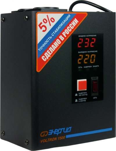 Энергия Voltron 1500 (HP) Стабилизатор напряжения - фото 1 - id-p114461020