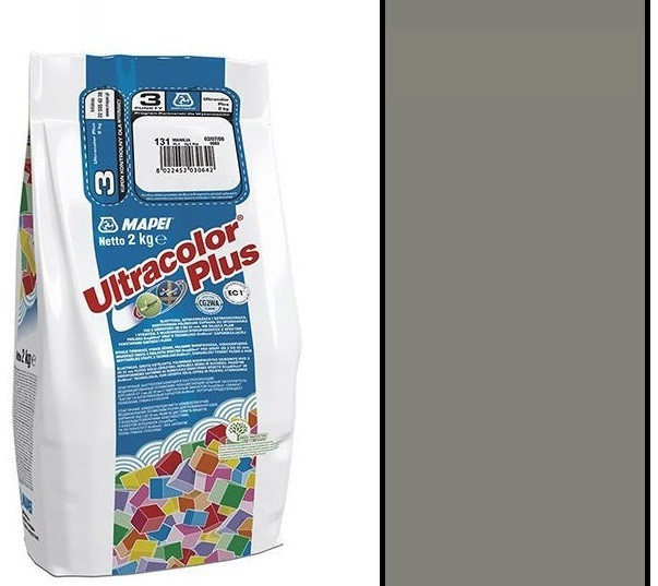 Фуга MAPEI ULTRACOLOR 113, темно-серая, 2 кг.