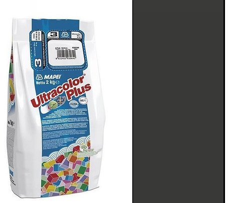 Фуга MAPEI ULTRACOLOR 120, черный, 2 кг., фото 2