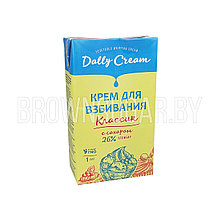 Крем на растительных маслах для взбивания DALLY CREAM 26%, пломбир (Россия, 1000 мл)