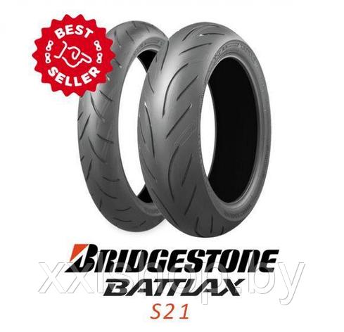 Мото резина Bridgestone Battlax HyperSport S21 120/60ZR17 (55W) F TL, фото 2