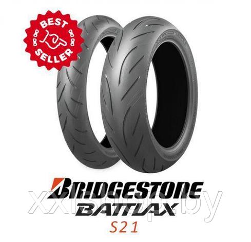 Мото резина Bridgestone Battlax HyperSport S21 120/70ZR17 (58W) F TL, фото 2