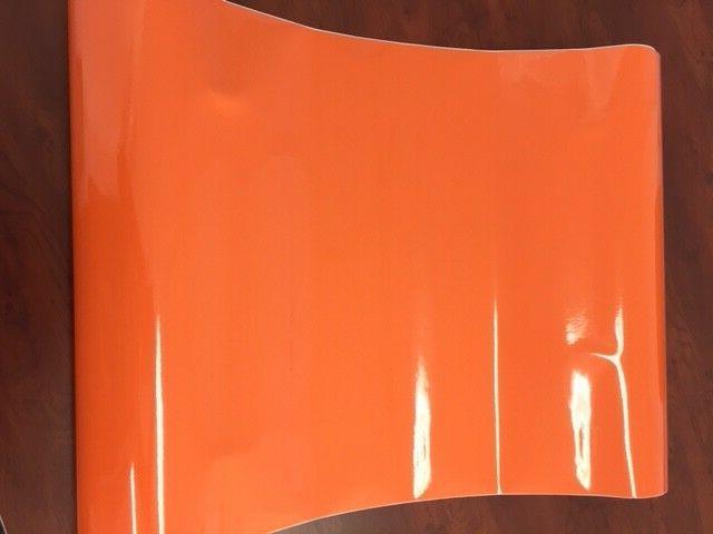 Однотонная самоклеющаяся плёнка Orange глянцевая 45см - фото 3 - id-p115539032