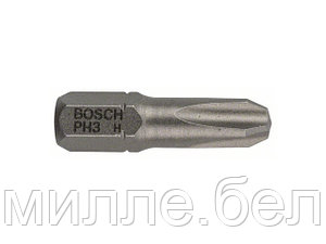 Насадка (бита) крестообразная PH3 25 мм BOSCH Extra Hart ( посадочн. шестигранник 1/4 ")