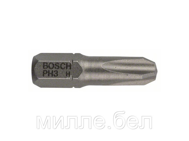 Насадка (бита) крестообразная PH3 25 мм BOSCH Extra Hart ( посадочн. шестигранник 1/4 ") - фото 1 - id-p114910122