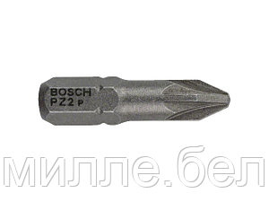 Насадка (бита) крестообразная PZ2 25 мм BOSCH Extra Hart (посадочн. шестигранник 1/4 ")