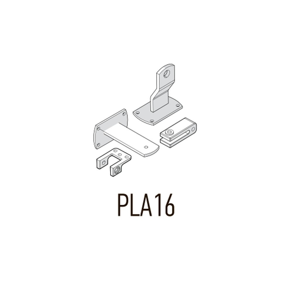 Регулируемый кронштейн Nice PLA16 для автоматики распашных ворот серии TOONA, 1шт на 1 привод