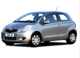 Коврики в салон и багажник Toyota Yaris 2005-2012