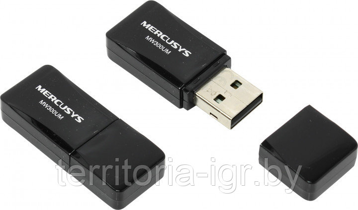 Беспроводной USB Wi-Fi адаптер MW300UM Mercusys - фото 1 - id-p115556953