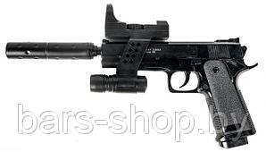 Пружинный пистолет Galaxy G.053A 6 мм