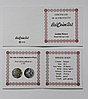Зверобой четырехкрылый, 20 рублей 2013, набор из 4 монет серебро #BelCoinArt - позолота - цветная печать, фото 9