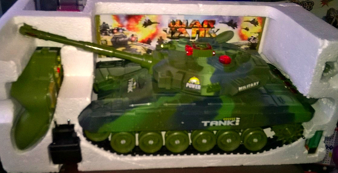 Детский боевой танк на радиоуправлении 45 см - фото 3 - id-p6805808