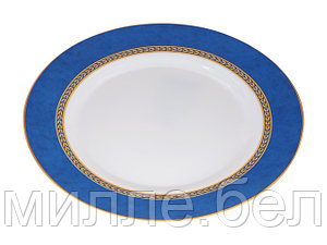 Тарелка обеденная стеклокерамическая, 275 мм, круглая, AMEERAH BLUE (Амира блю), DIVA LA OPALA (Sovrana