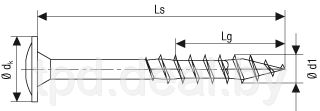 Шуруп SPAX для деревянных конструкций с тарельчатой головкой - фото 2 - id-p3443381