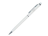 Ручка шариковая, СЛИМ СМАРТ, металл, белый/серебро, фото 3